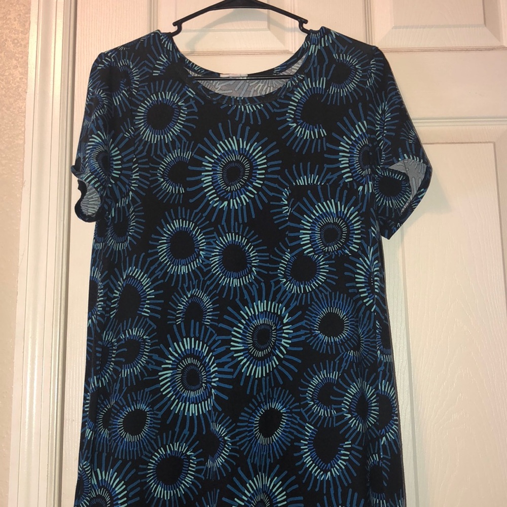 Black and Blue Lularoe Carly